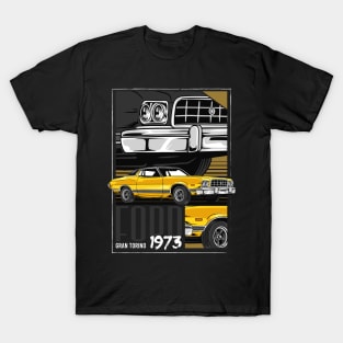 Vintage V8 Torino Car T-Shirt